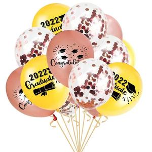 Graduation12 Inch <b>Graduation</b> Season Latex Golden <b>Graduation</b> Printing <b>Balloon</b> <b>Graduation</b> Carnival <b>Balloon</b> - Product Image 4