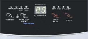 Machine à laver automatique à chargement par le haut de 2,8 kg, 200 W, 700 tr/min, <span class=keywords><strong>verre</strong></span> trempé - Product Image 3