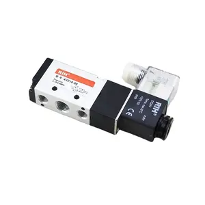 5 Way AC220V AC110V DC12V DC24V 5/2 way Airtac type pneumatic solenoid valve