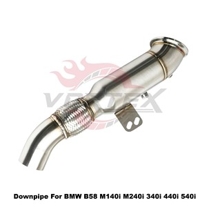 Tubería de escape de alto flujo de acero inoxidable Vortex Performance para BMW B58 M140i M240i 340i 440i 540i 2016-2019 Tuning - Product Image 2