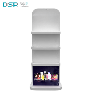 DSP Eco-friendly Vietnamese Factory <b>Small</b> Independent Standing Acrylic <b>Display</b> <b>Stand</b> for Cosmetics and Skincare Products - Product Image 1