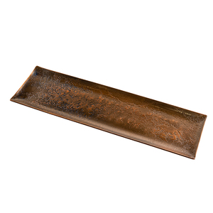 El Gran Río Fluye Hacia el Este en Ganpaotai, Bandeja de Té de Cobre para Uso Doméstico, Hermosa Bandeja de Té, Artesanía en Metal - Product Image 3
