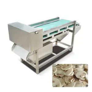 New type drumstick mushroom slicer fresh mushroom slicing machine commercial chicken leg oyster mushroom slicing machine