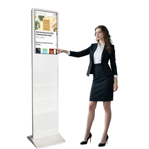 Thông minh tương tác điều khiển từ xa Android hệ thống cửa sổ 21.5-inch upstanding tầng LCD quảng cáo kiosk cho báo Tạp Chí - Product Image 4