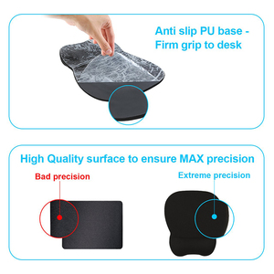 Tigerwings tùy chỉnh <span class=keywords><strong>Silicone</strong></span> đám mây chuột Pad Bàn phím chống silp <span class=keywords><strong>Ergonomic</strong></span> Gel cổ tay phần còn lại thiết lập với bộ nhớ bọt - Product Image 6