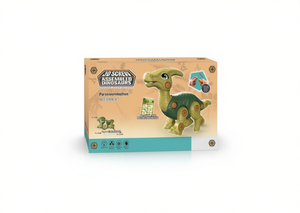 Modello di dinosauro Parasaurolophus assemblato con viti 3D n. 3169 47 Giocattolo in plastica per bambini dai 7 ai 12 anni - Product Image 1