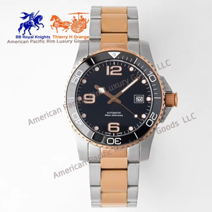 Montre-bracelet mécanique automatique de luxe pour homme Longines avec verre saphir, étanche, en acier inoxydable 316L - Product Image 2