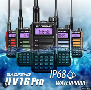 Walkie-talkie <span class=keywords><strong>Baofeng</strong></span> UV-16 Pro 2025, Resistente al Agua IP68, Potente Radio CB de Doble Banda con Alcance de 50KM - Product Image 6
