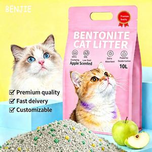Low Price High Quality BENJIE 10L Factory Direct Sale Strong Clumping Bentonite <b>Ball</b> Shape Odor Control Cat Litter - Product Image 1