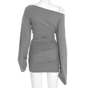 Женское короткое платье с открытыми плечами - Product Image 3