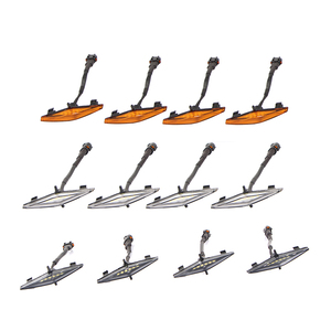 Moxi Iol Phía Trước Công Suất Cao Offroad 4X4 LED Ngày Thời Gian Chạy Xe Lưới Tản Nhiệt Ánh Sáng Hổ Phách Hoặc Hút Khói Ống Kính Cho Xe - Product Image 3