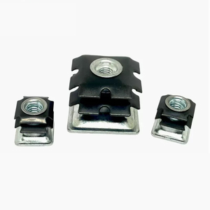 Écrou à insérer en tube d'acier durable, auto-serrant, fileté, pour tube carré 19 x 19 - Product Image 2