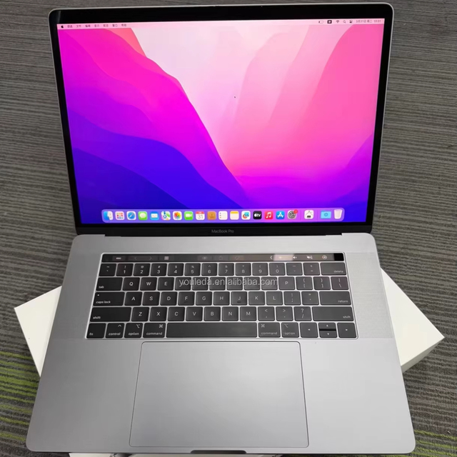 Unlocked for M A-c NoteBook pro 2018 A1990 i7 8gen 16G 512G Touch bar 15inch Used Business Laptop Good price Affordable computer