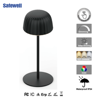 Lámpara LED Creativa Moderna con Forma de Domo, Texturizada, Recargable por Tipo-C, Resistente al Agua IP54, Control Táctil RGB, Regulación Continua, Alto CRI
