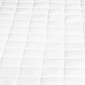 Bedding <b>Waterproof</b> Quilted Bed <b>Mat</b> Plain for Hotel Home Hospital Use Hypoallergenic Eco-Friendly Breathable Machine Washable - Product Image 3