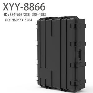 Shockproof Outdoor Photography Equipment <strong>Trolley</strong> Case, Precision Instrument Multifunctional Safety protection Toolbox, Black - Product Image 5