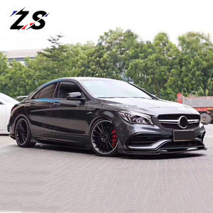 Lèvre avant en fibre de carbone ZS adaptée pour <span class=keywords><strong>Mercedes</strong></span> benz <span class=keywords><strong>CLA</strong></span> 200 220 <span class=keywords><strong>250</strong></span> 45 <span class=keywords><strong>AMG</strong></span> mise à niveau PK lèvre avant - Product Image 5