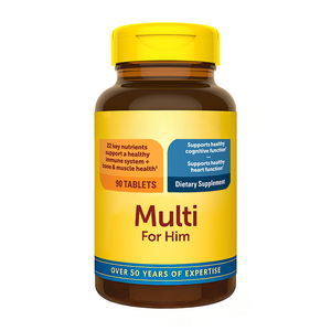 OEM/ODM <span class=keywords><strong>Multivitamin</strong></span>-Tabletten für Männer zur Unterstützung von Immunsystem, Knochen, Muskeln, Herz und kognitiver Gesundheit, 90 Tabletten, Nahrungsergänzungsmittel - Product Image 2