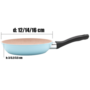 Sartén antiadherente de aleación de aluminio <span class=keywords><strong>forjado</strong></span>, sartén antiadherente para freír huevos, tortilla, bistec, cocina, sartén antiadherente - Product Image 5