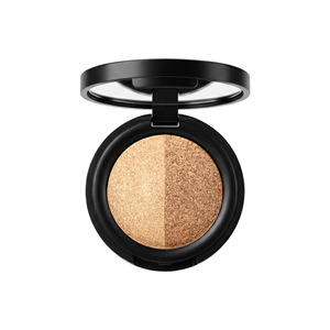 Palette de maquillage double couleur effet purée de pomme de terre, fard à paupières nacré à faible saturation, finement chatoyant, illuminateur naturel, haute brillance - Product Image 4