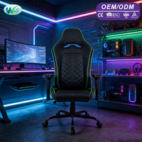 Chaises de jeu classiques WS7802 Chair Factory, chaises de jeu professionnelles, chaise de bureau en PU, accoudoirs personnalisables 2D/3D/4D