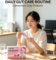 Marque Blanche 20 Sachets Poudre Probiotique en Stick Équilibre Quotidien Multi-Souches Soin Intestinal Complément Alimentaire Probiotique