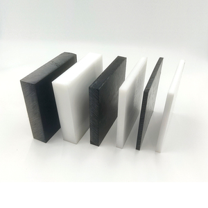 Feuille de Delrin de Pom Plate Pom blanc/noir en plastique d'ingénierie de haute qualité - Product Image 1