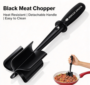 Heat Resistant Nylon Meat Chopper Custom Logo Ground Beef Masher Non Stick Hamburger Smasher Kitchen Gadget - Product Image 4