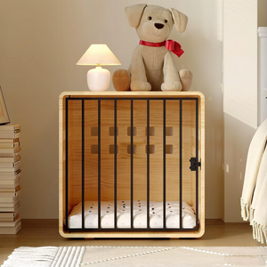 <strong>Wooden</strong> Luxury Modern <strong>Dog</strong> &amp; Cat Cage Indoor Large Rectangular Breathable Ecofriendly Assembled <strong>Dog</strong> Kennel Pet Furniture - Product Image 3