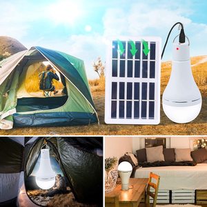 Năng lượng mặt trời di động dẫn ánh sáng Bóng Đèn 7 Wát năng lượng mặt trời trong nhà hệ thống chiếu sáng có thể sạc lại đèn lồng đèn khẩn cấp đèn với bộ đếm thời gian từ xa đổ - Product Image 2