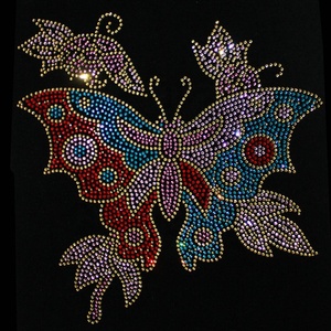 Strass thermocollant artistique en cristal motif Tour Eiffel <span class=keywords><strong>Paris</strong></span> pour tenues de festival d'été et de concert, fournisseur d'usine - Product Image 3
