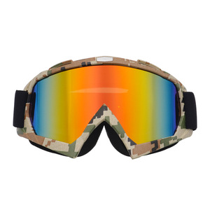 Gafas de esquí con revestimiento de iridio y montura de camuflaje para deportes al aire libre para todos. - Product Image 1