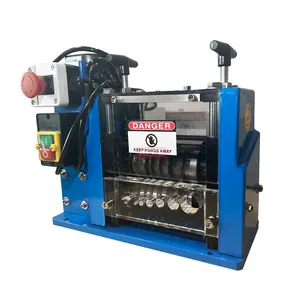 2023 waste copper armoured wire stripper recycling machine V-026 specially used for big cable peeling equipment on promotion