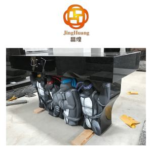 Bancs en granit noir gravés de la série de dessins animés Tortues <span class=keywords><strong>Ninja</strong></span>, pierres tombales et monuments - Product Image 6