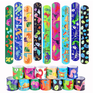 Bracelet à claquer extra long populaire, motif dinosaure et licorne de dessin animé, <span class=keywords><strong>anti</strong></span>-<span class=keywords><strong>stress</strong></span>, gadget de relaxation - Product Image 3
