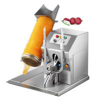 Machine à clipser les sacs en filet pour légumes, agrafeuse pour sacs en filet orange, machine à double clipser les sacs de pommes de terre et d'oignons pour l'emballage