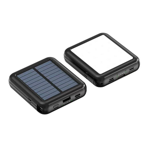 Nuovo Stile 2026 Power Bank Solare Mini da 10000mAh con Uscita 10W, Caricabatterie Portatile Tascabile con Luce e Cavi per Uso Esterno - Product Image 5