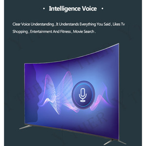 65 pollici curvo Smart TV 4K grande schermo Ultra HD LED TV Smart TV 65 pollici TV - Product Image 1