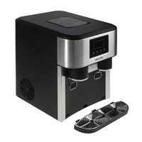Offre Spéciale : Mini Machine à Glaçons Portable – Machine à Glaçons Domestique en Acier Inoxydable pour Boissons, Voiture, Camping-Car et Garage