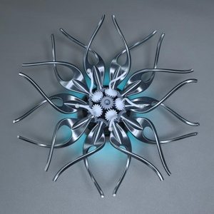 Decoración de Pared Creativa BETTER, <span class=keywords><strong>Flor</strong></span> Inmortal con Forma Mecánica Cambiable y Efecto de Iluminación RGB - Product Image 5