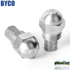 BYCO 1/4'' 9/16'' Stainless Steel Water Fuel Oil Burner Fog Misting Spray Nozzle