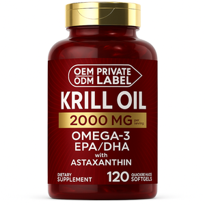 מכירה חמה oem krill שמן תוספי מזון בריאות חומצה היאלורונית דגים שמן אומגה <span class=keywords><strong>3</strong></span> krill שמן softgel כמוסות מזון בריאות מותאם אישית - Product Image 1