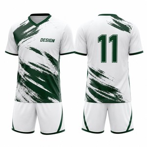Custom Brush Stroke Grafische Voetbalshirt Set Sublimatie Voetbalteamkleding OEM Fabrikant Streetwear - Product Image 2