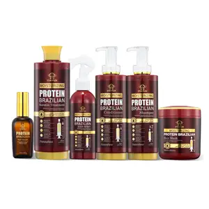Private Label Hair Care Shampoo Herbal Anti Hair Loss Shampoo 750ml Conditioner 4 in 1 set Protein Brazilian Shampoo Set
