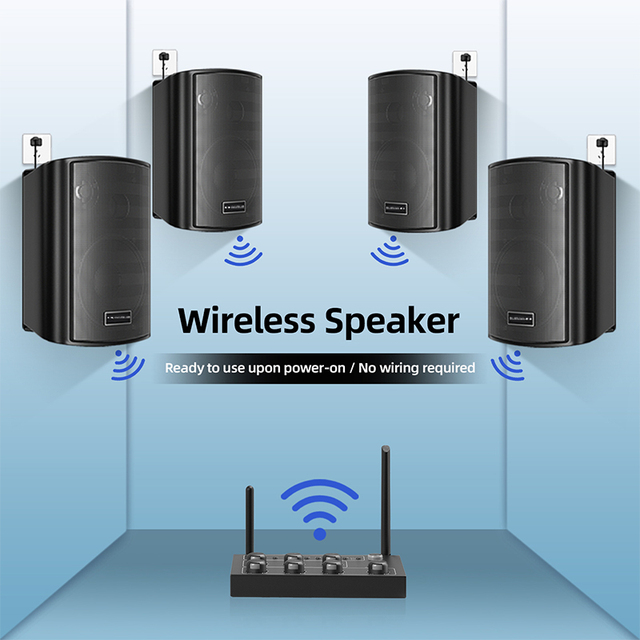 Wall Mounted Bluetooth Speaker 6.5 Inch High Sound Quality Home School Restaurant Gym Store Wireless Connection