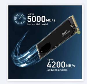 P3 Plus 1TB 512G ฮาร์ดดิสก์แบบโซลิดสเตทภายในแบบ OEM แพ็คเกจ 2TB PCIe Gen4 3D NAND M.2 สำหรับแล็ปท็อป SSD สูงสุด 5000MB/s - Product Image 2
