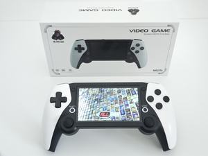 Console de jeu M25 4.3 ''avec système EmuELEC Meilleure console de <span class=keywords><strong>jeux</strong></span> rétro PSP/<span class=keywords><strong>PS1</strong></span>/SNES/N64/CPS/GBA 3D prend en charge 20000 +/30000 + <span class=keywords><strong>jeux</strong></span> - Product Image 4