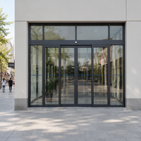 Porte coulissante en aluminium / Porte coulissante à rupture de pont thermique en alliage d'aluminium pour chambre et balcon, anti-UV, norme AS2047