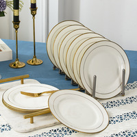 Oem/ Odm Elegantes Geschirrset China High Besteck Restaurant Benutzer definierte Küche Luxus Gold Besteck Set