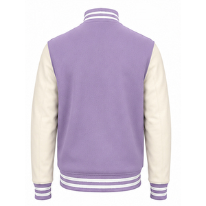 Eco-Friendly Breathable Winter Wear Letterman <b>Jacket</b> Manufacturer OEM Wholesale Stand Front Simple Polyester <b>Men</b> Varsity <b>Jacket</b> - Product Image 3